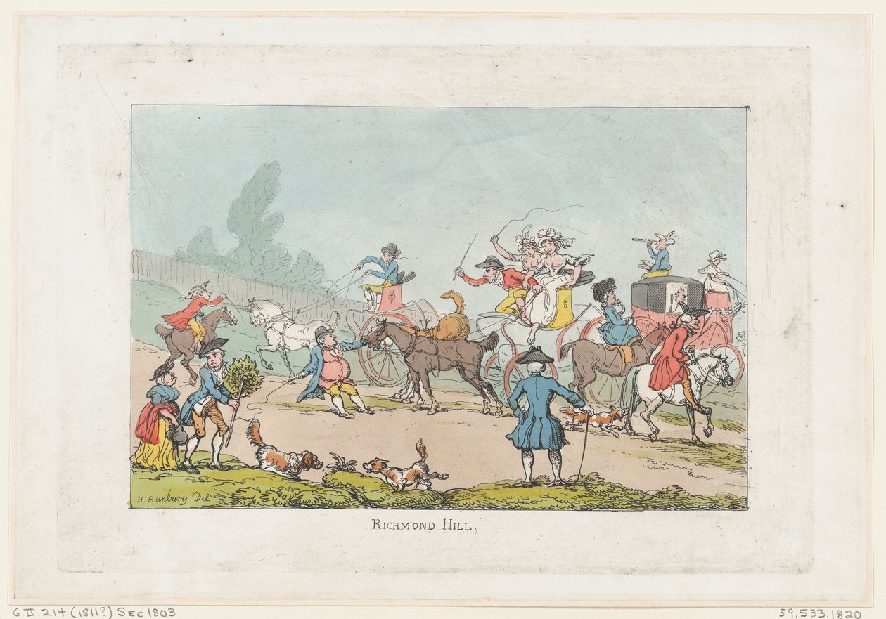 Richmond Hill de Thomas Rowlandson