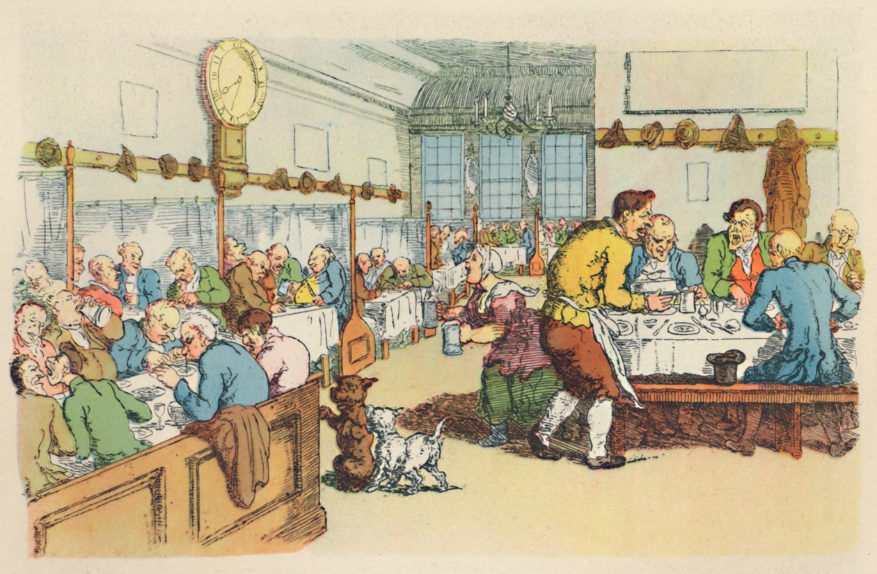 Escena en una cafetería, 1788 de Thomas Rowlandson