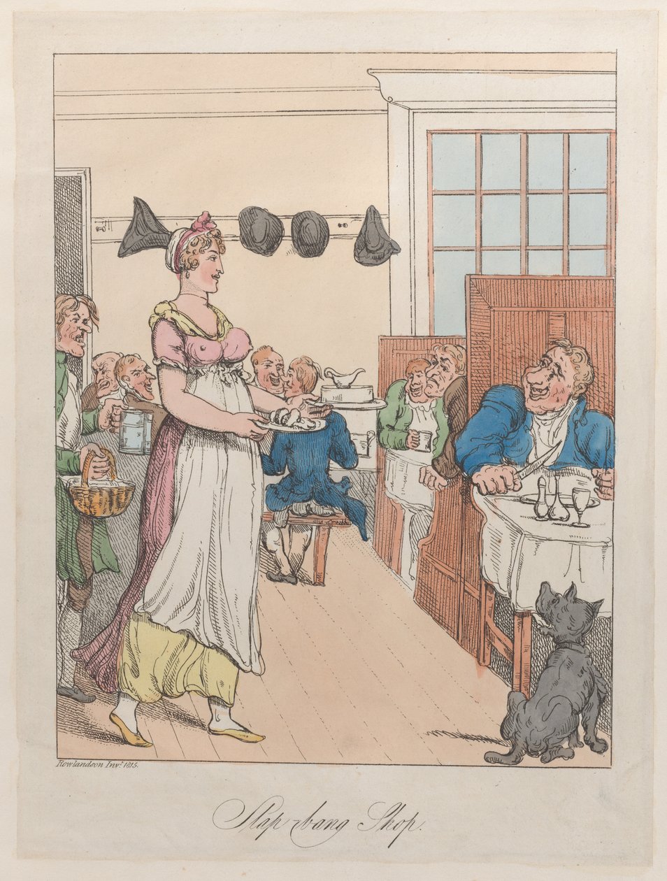 Tienda Slap-Bang, 1815 de Thomas Rowlandson