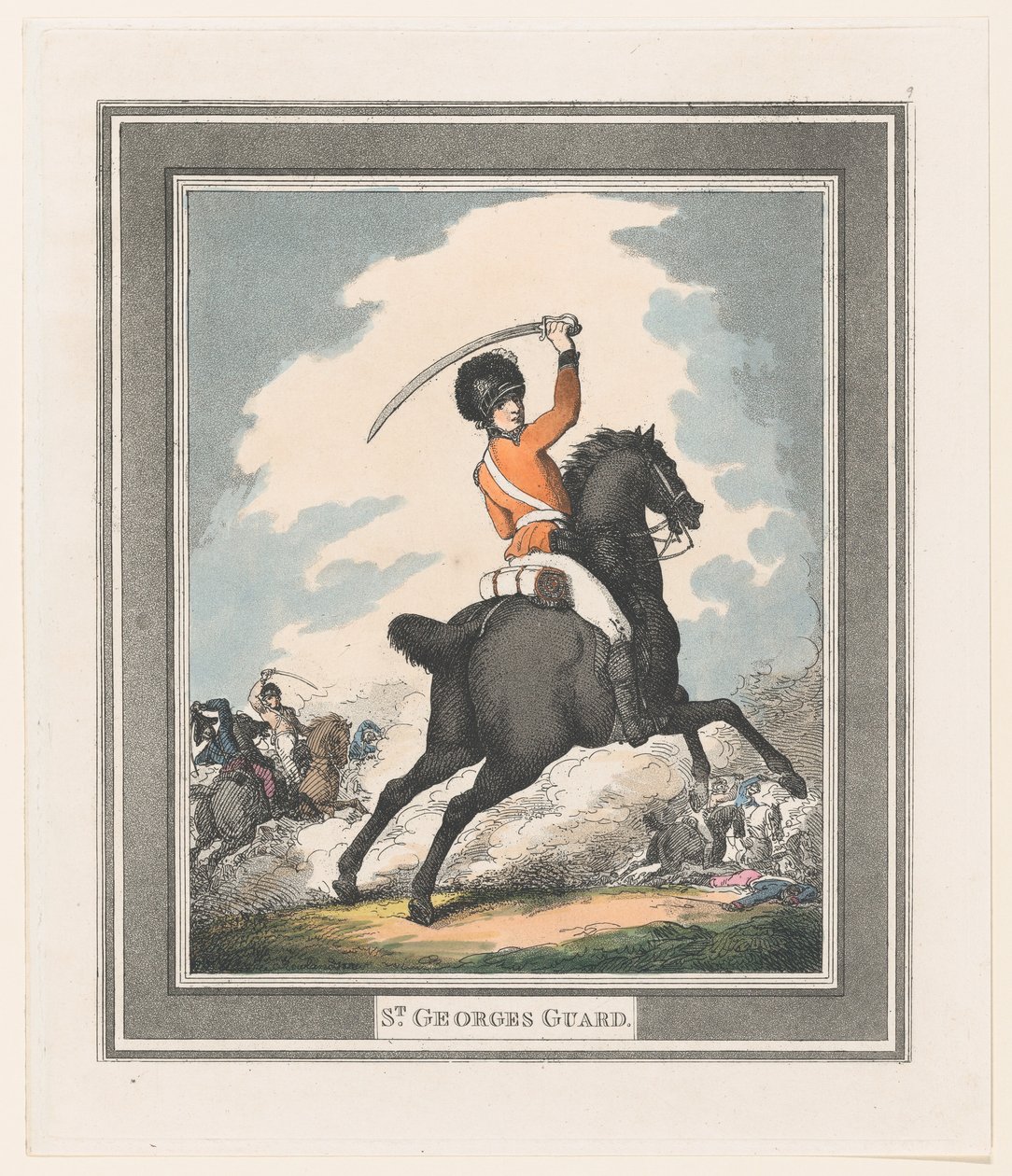 Guardia de San Jorge de Thomas Rowlandson