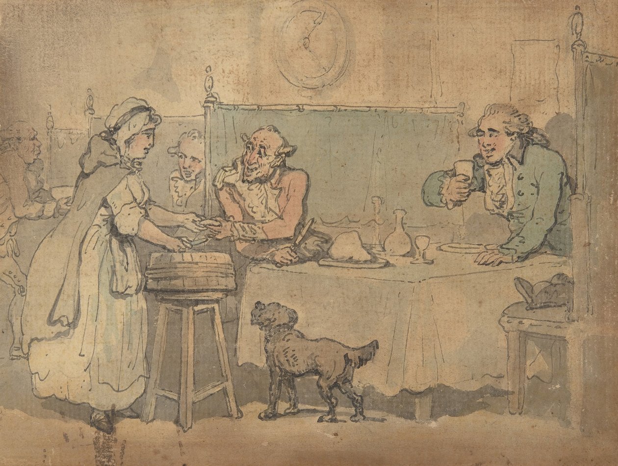 Escena de Taberna de Thomas Rowlandson