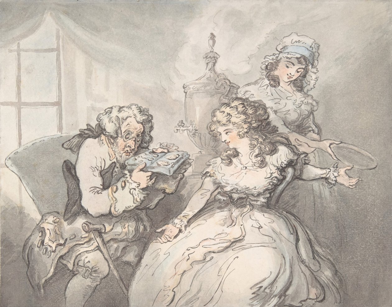 El conocedor, 1780-1800 de Thomas Rowlandson