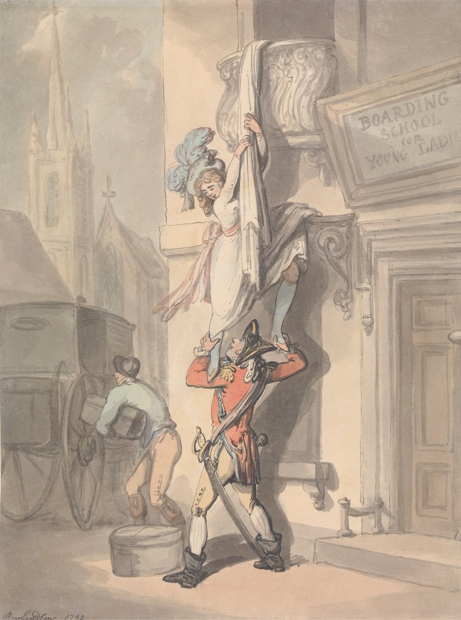 El éxodo de Thomas Rowlandson