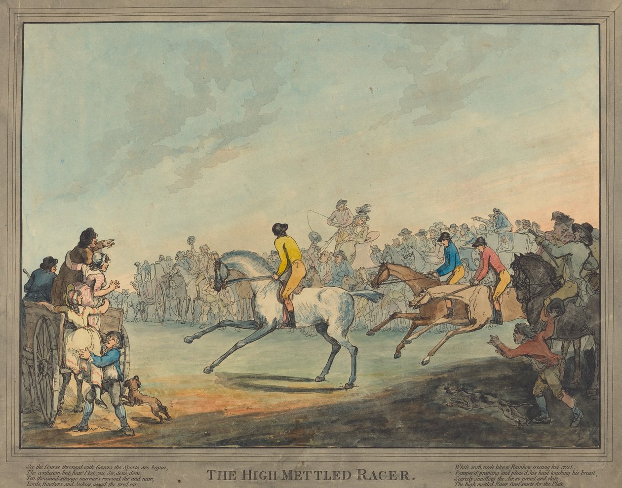 El corcel de alta casta de Thomas Rowlandson