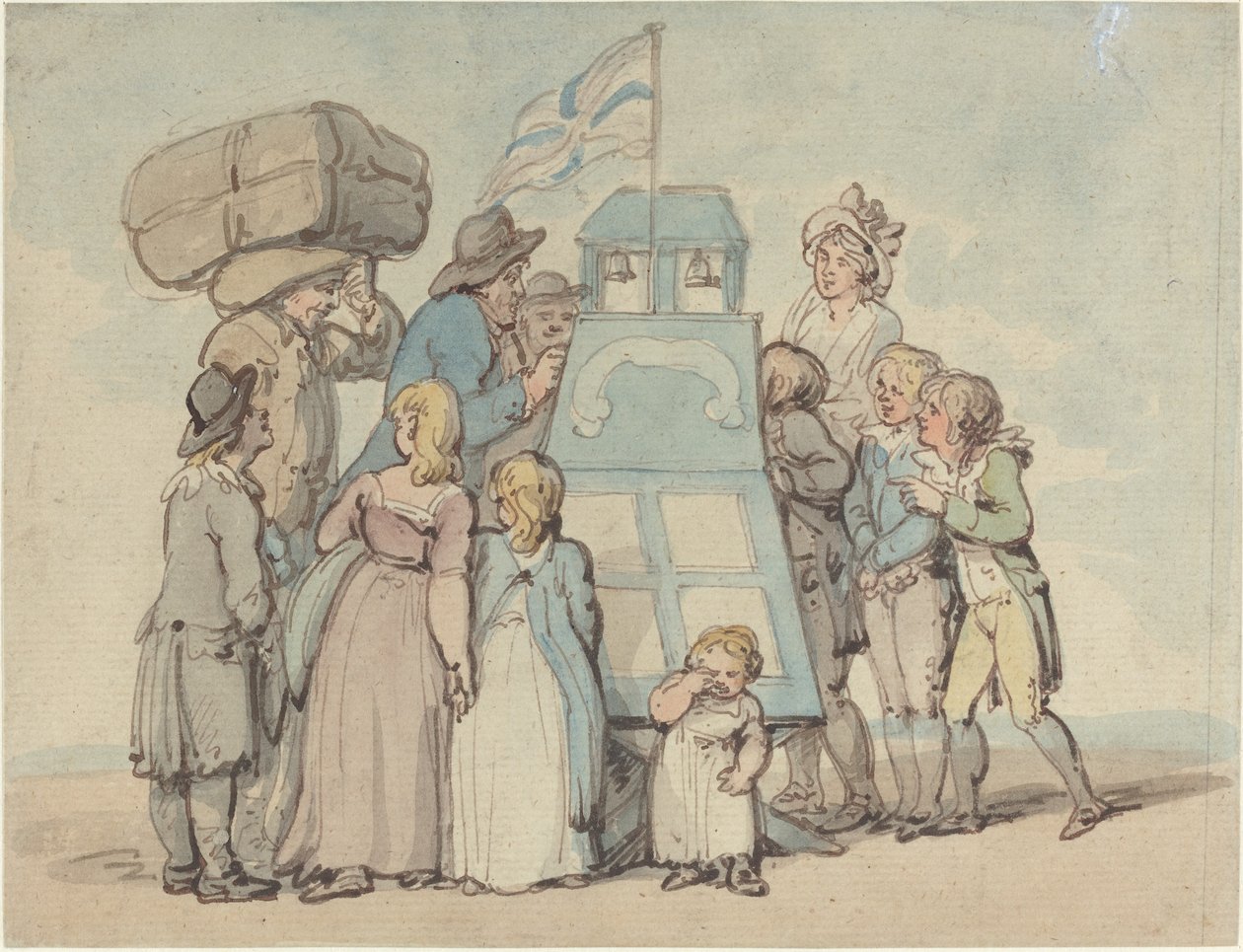 El espectáculo de mirilla de Thomas Rowlandson