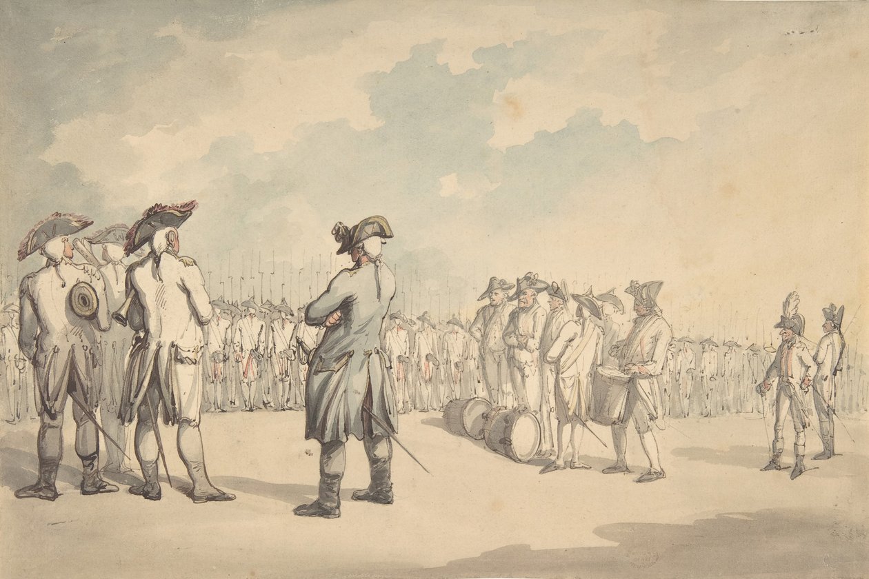 La revisión, ca. 1800 de Thomas Rowlandson