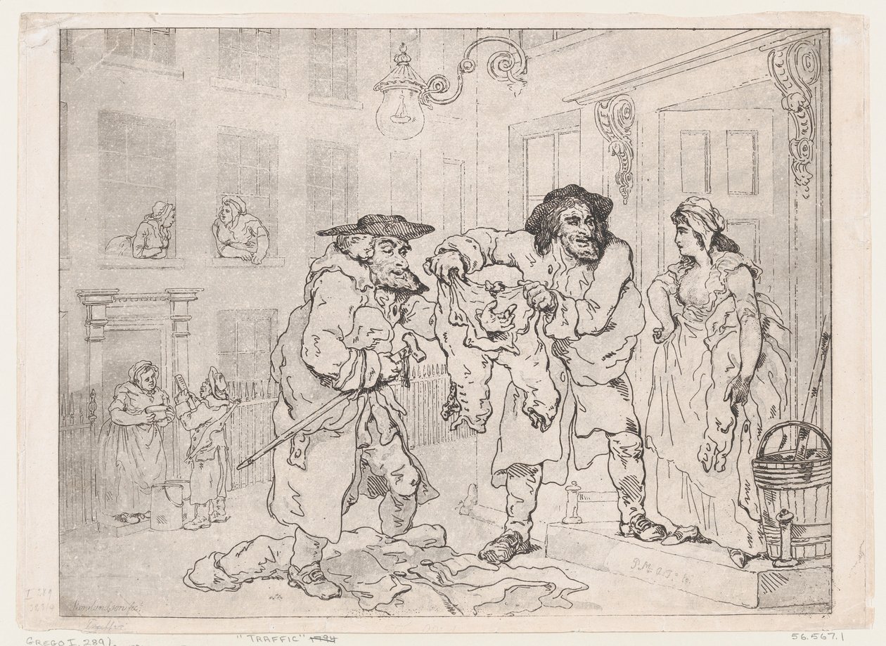 Tráfico, 1791 de Thomas Rowlandson