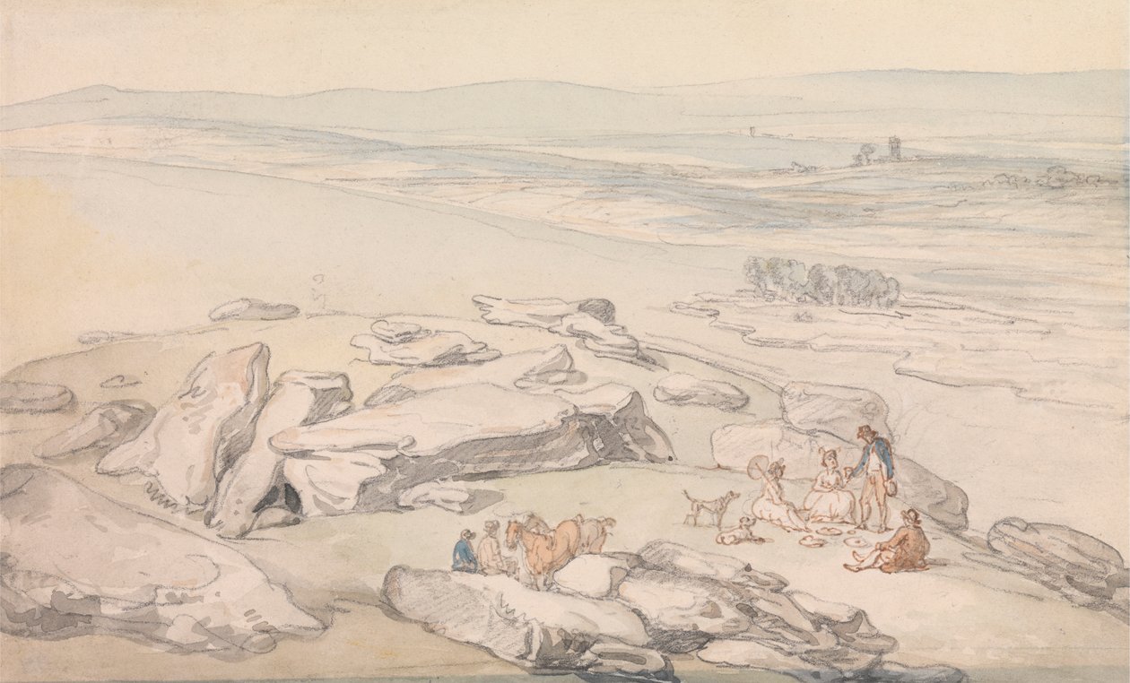 Vista de Exmoor de Thomas Rowlandson