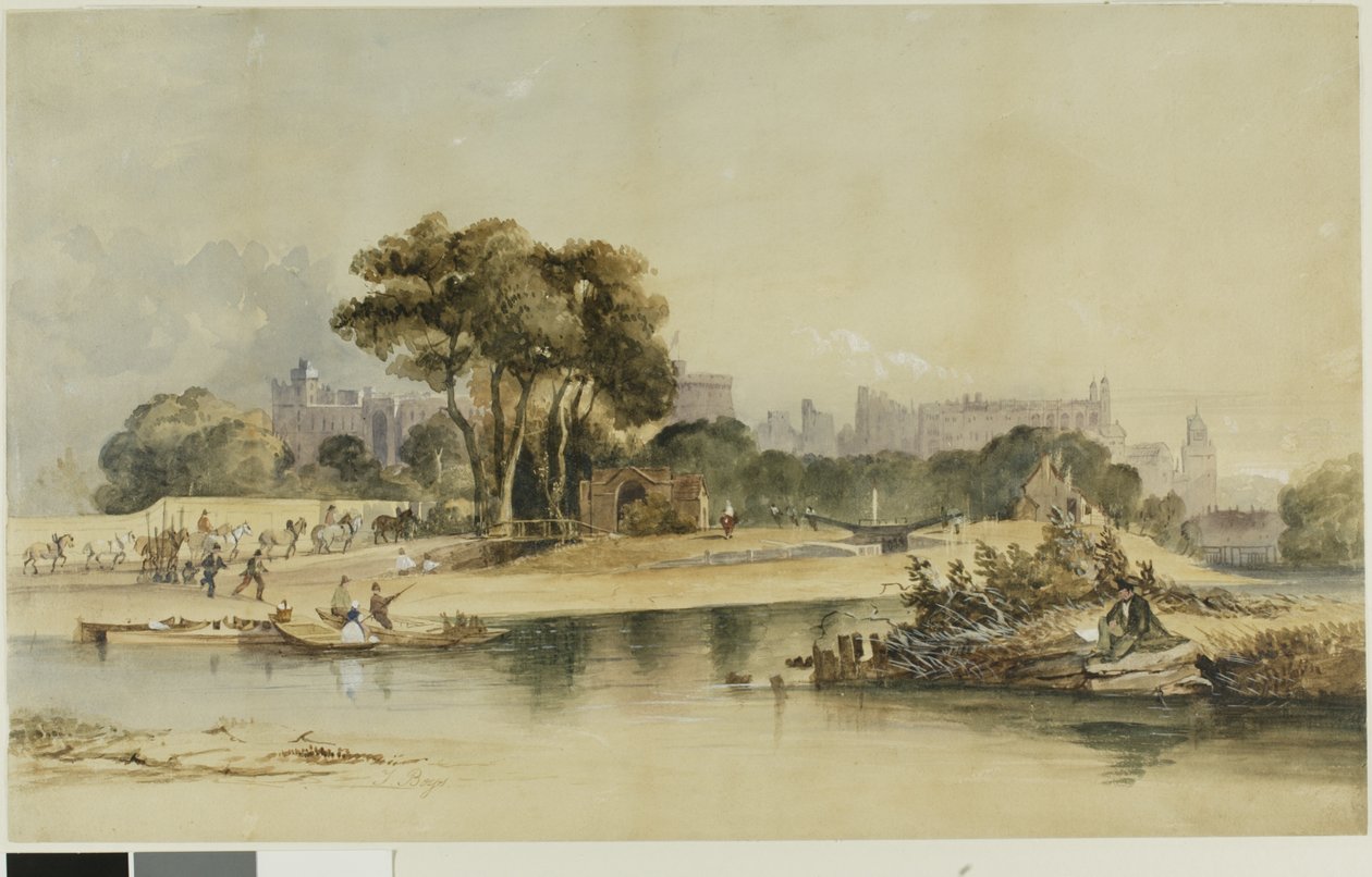 Alrededores del Castillo de Windsor de Thomas Shotter Boys