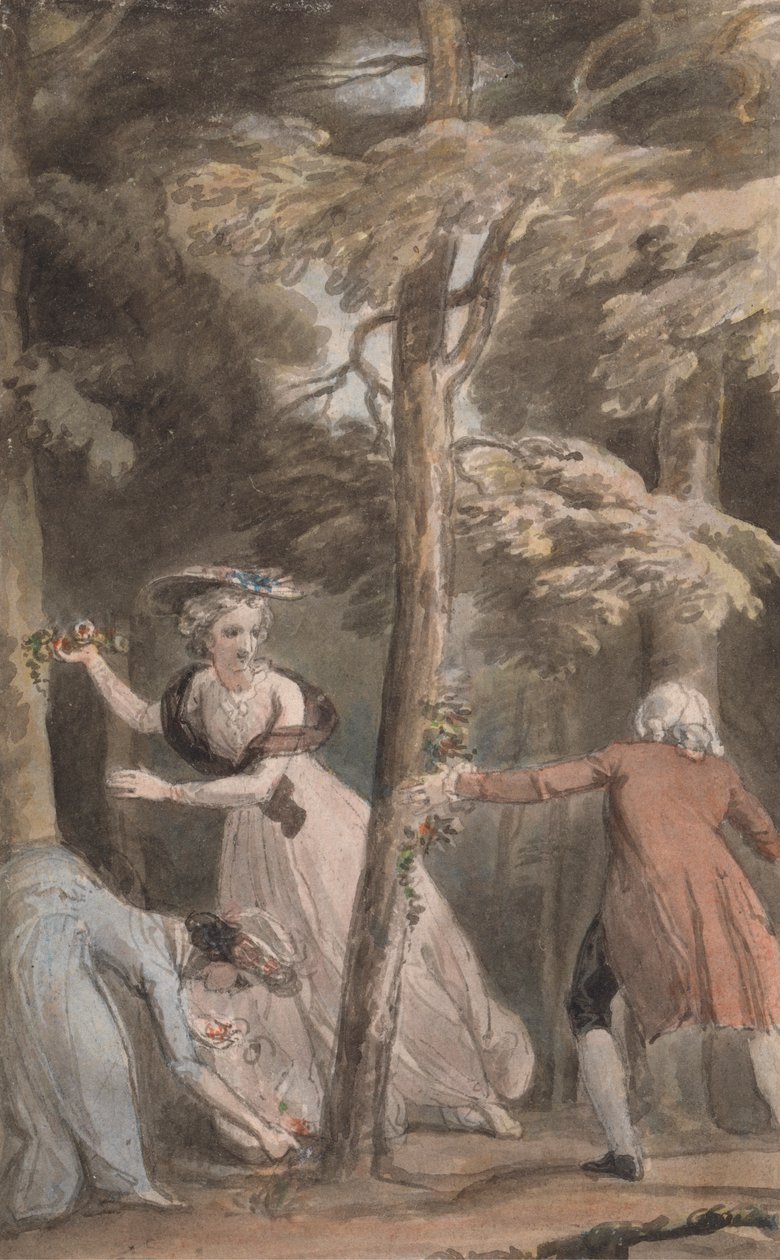 Ilustración a la huérfana virtuosa de Thomas Stothard