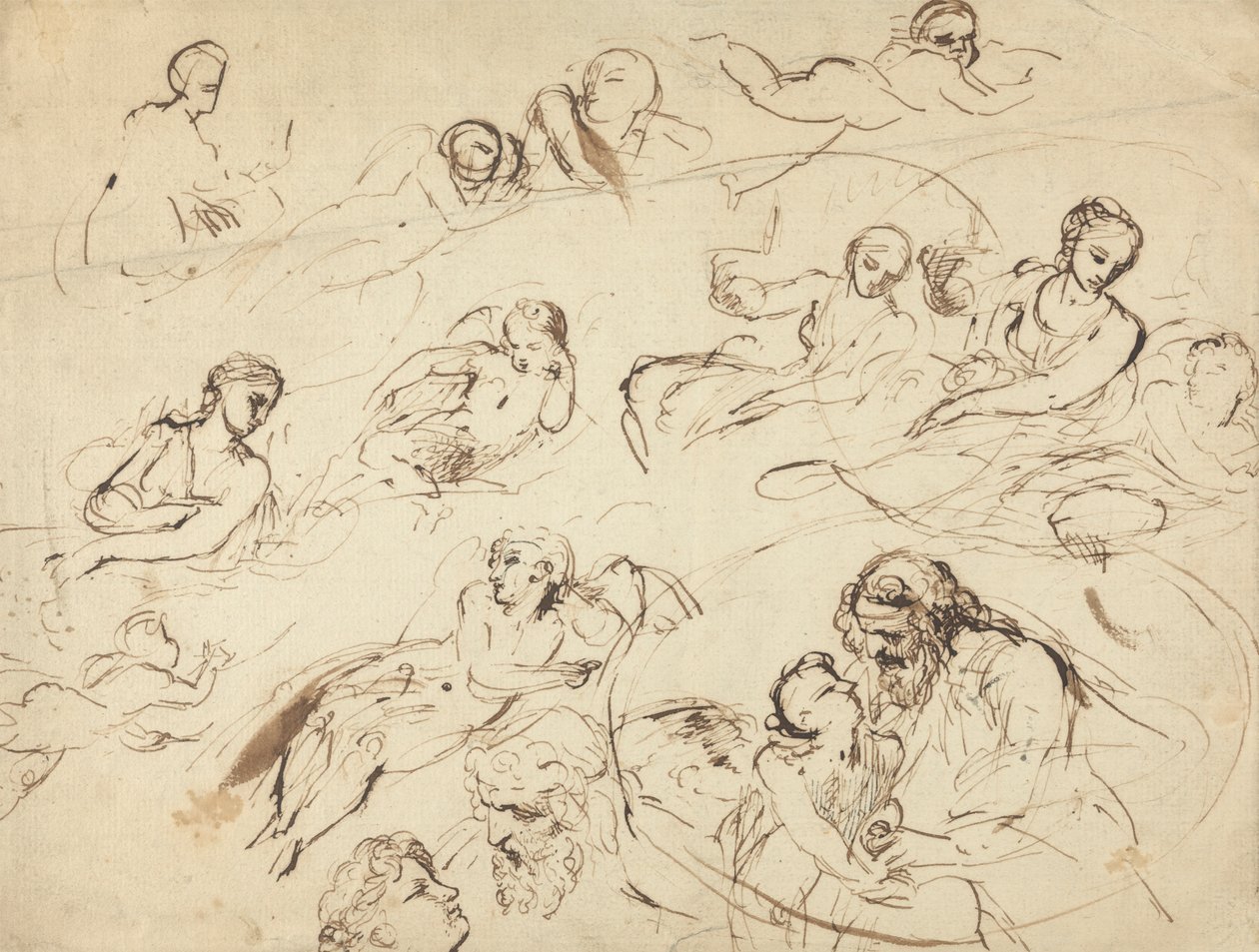 Estudio para Telémaco de Thomas Stothard