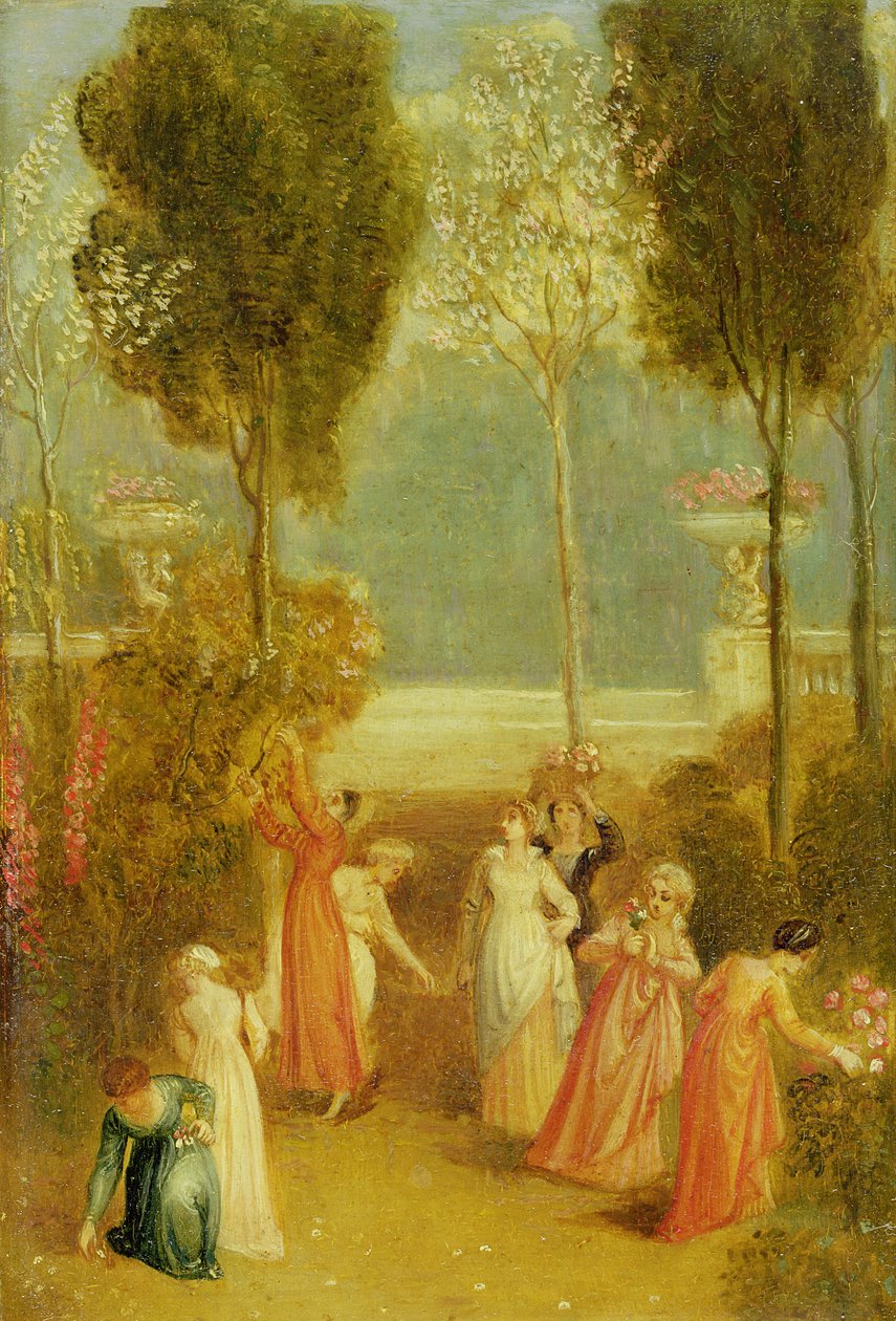 El Jardín, c.1820 de Thomas Stothard
