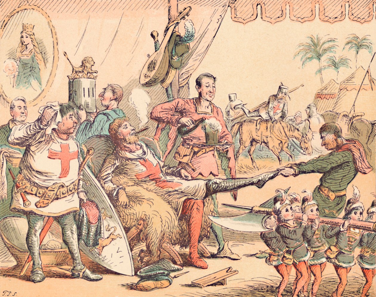 El rey Ricardo I en Palestina, c1884 de Thomas Strong Seccombe