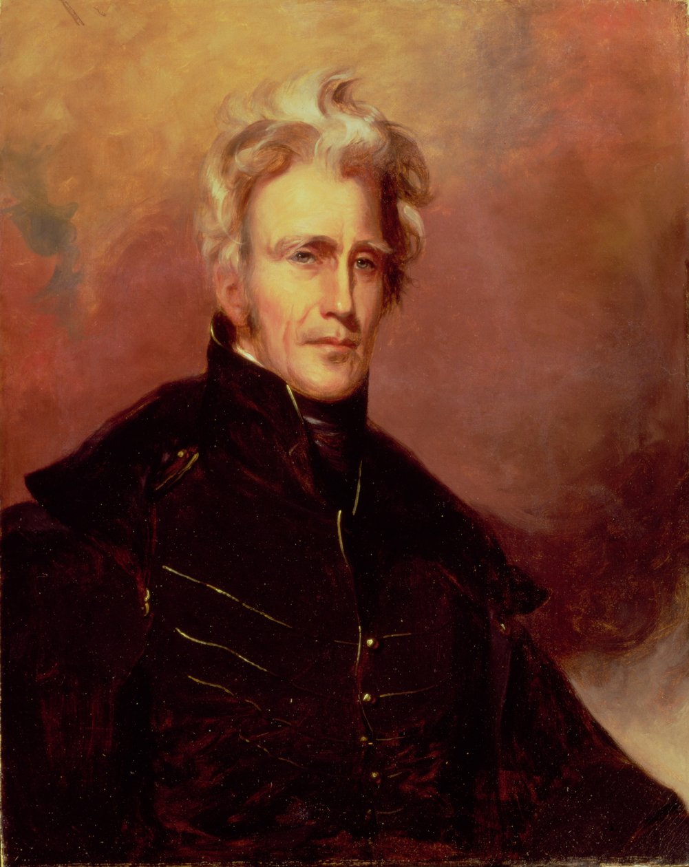 Retrato de Andrew Jackson, 1858 de Thomas Sully