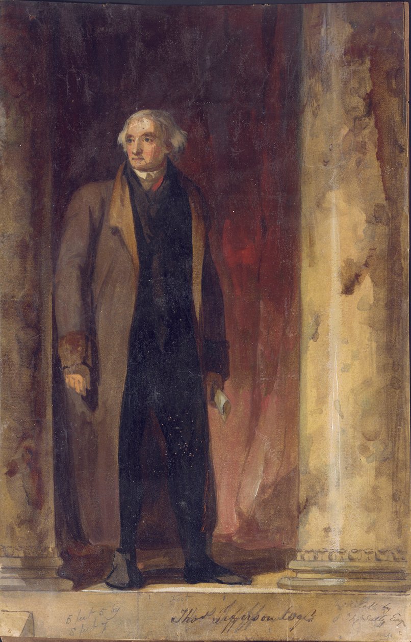 Retrato de Thomas Jefferson, 1822 de Thomas Sully