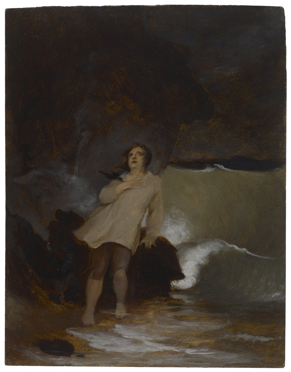 El naufragio de Robinson Crusoe de Thomas Sully