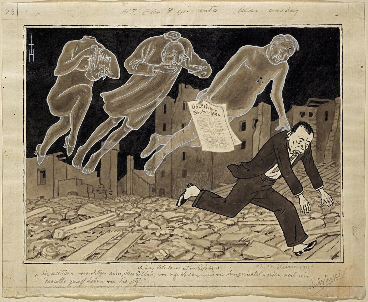 La patria está en peligro de Thomas Theodor Heine