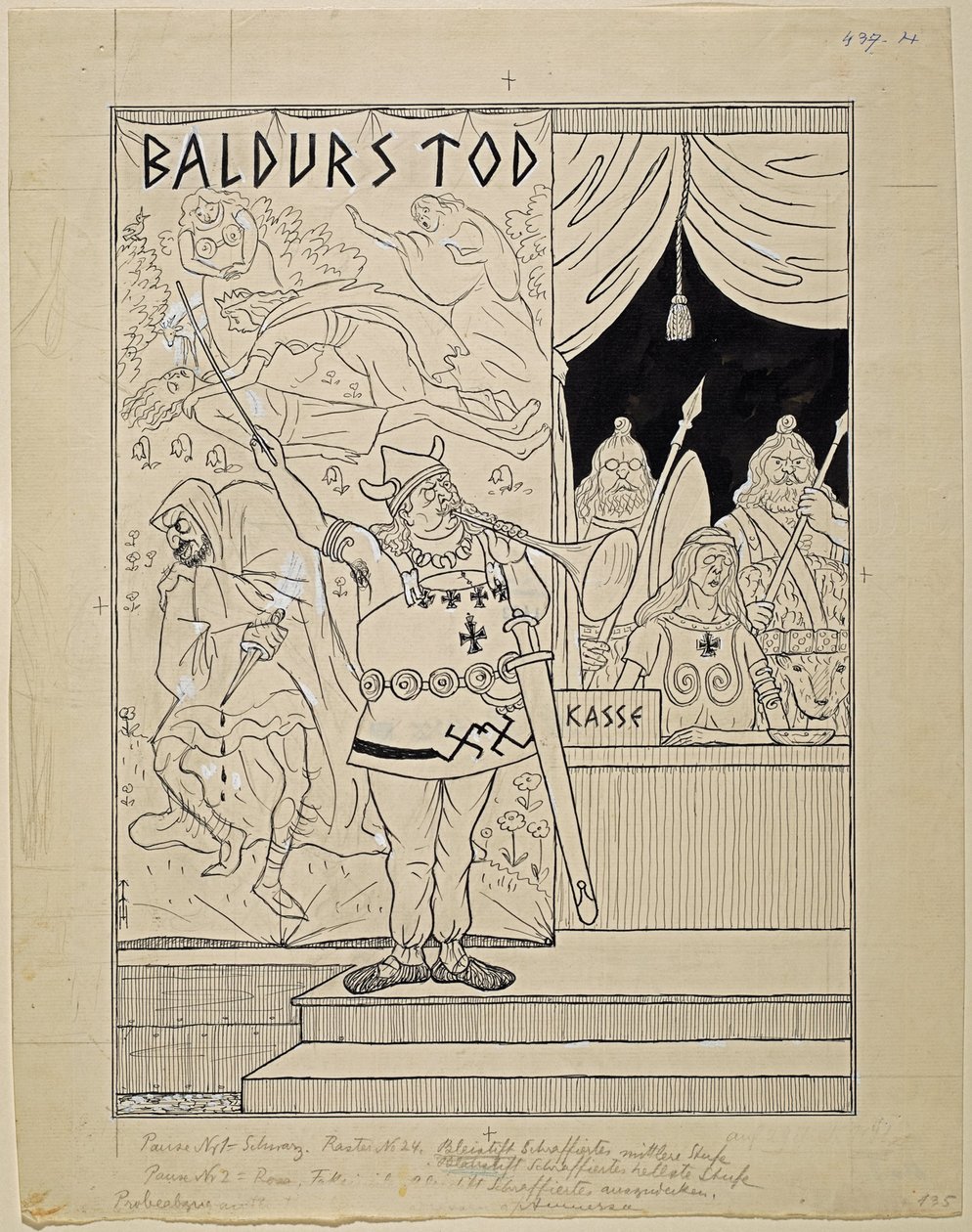 competencia por Oberammergau; Simplicissimus XXXV/8 de Thomas Theodor Heine