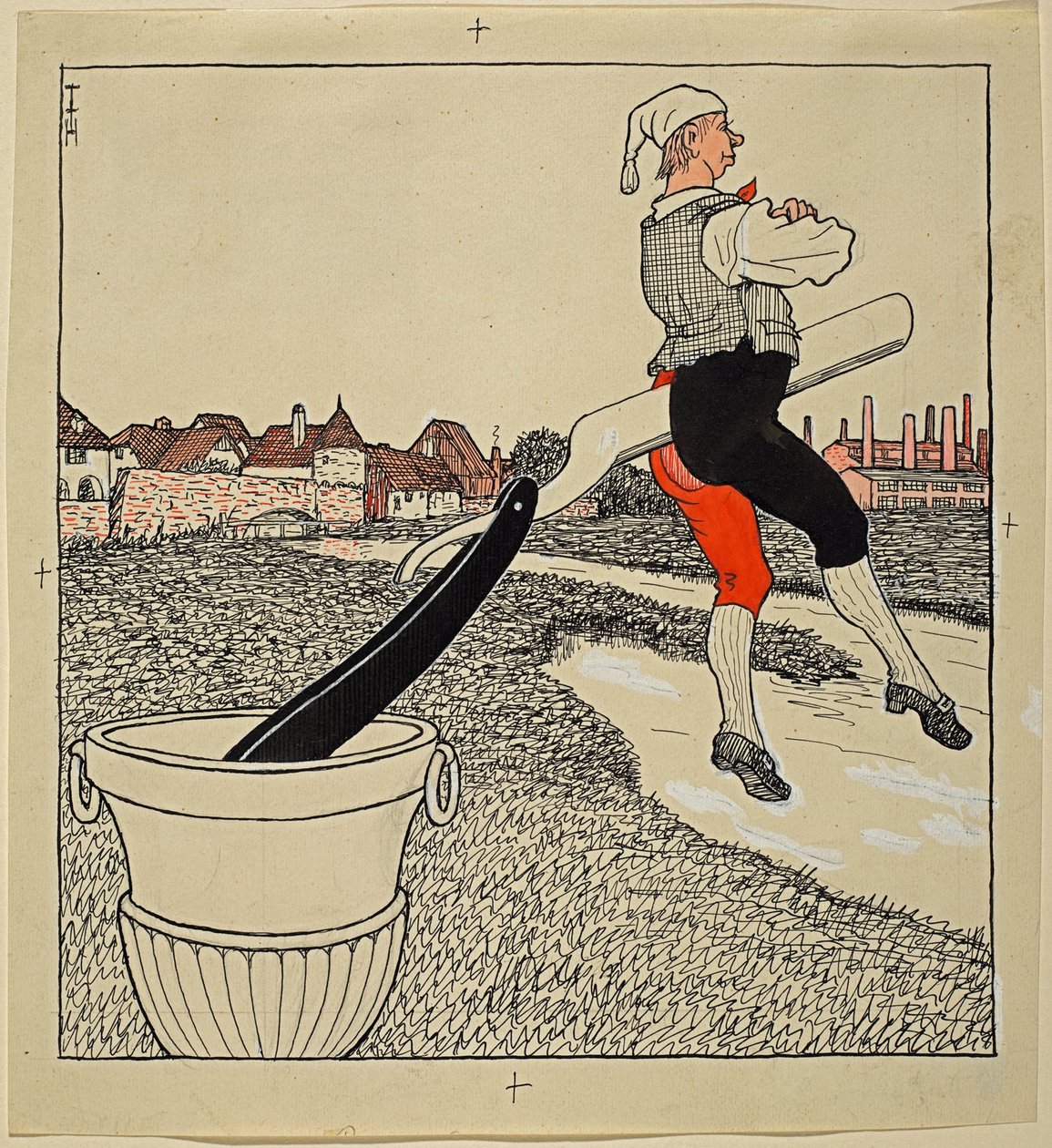 Divorcio limpio, Simplicissimus XXV/9 de Thomas Theodor Heine