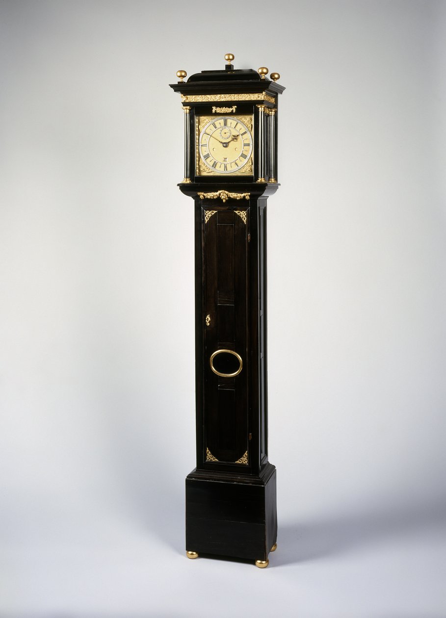 Reloj de pie de mes Roman de Carlos II de Thomas Tompion