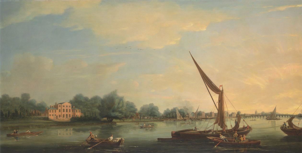 El Támesis en Chelsea de Thomas Whitcombe