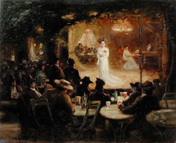 Un concierto al aire libre, París de Thomas William Morley