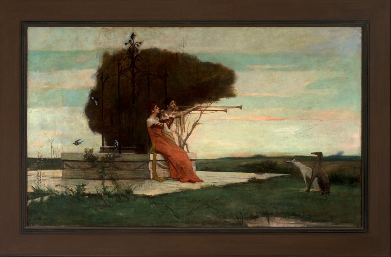 Buenos días de Thomas Wilmer Dewing
