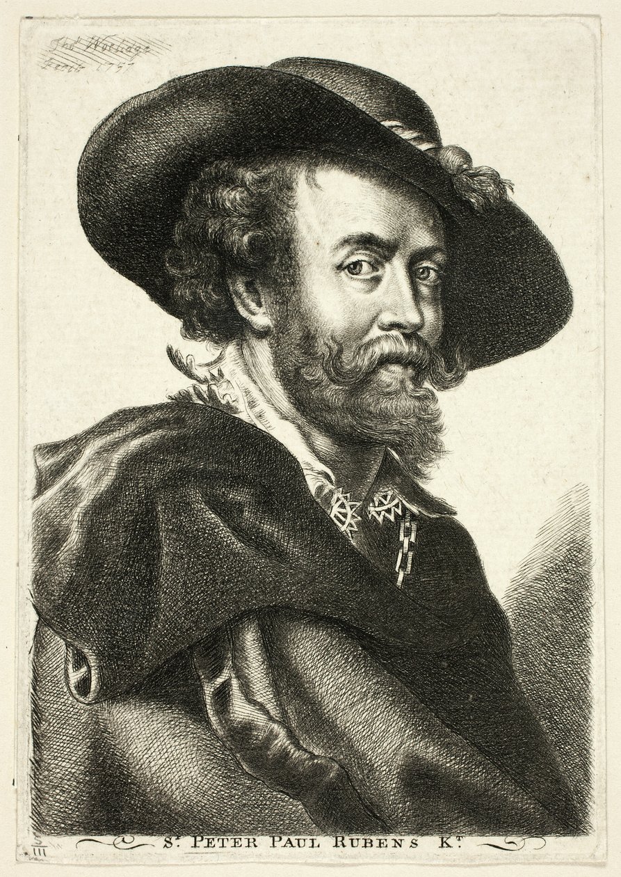 Sir Peter Paul Rubens de Thomas Worlidge