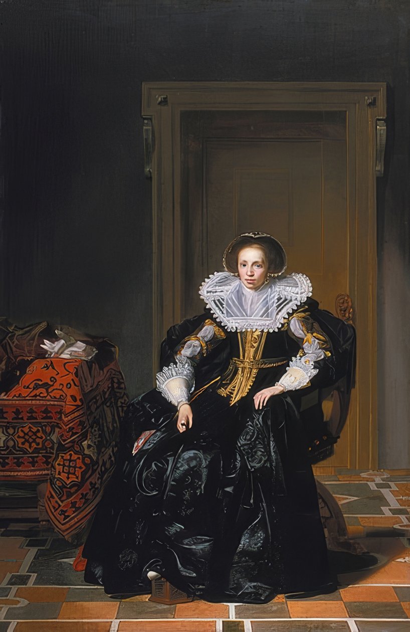 Retrato de una dama. 1632 de Thomas de Keyser
