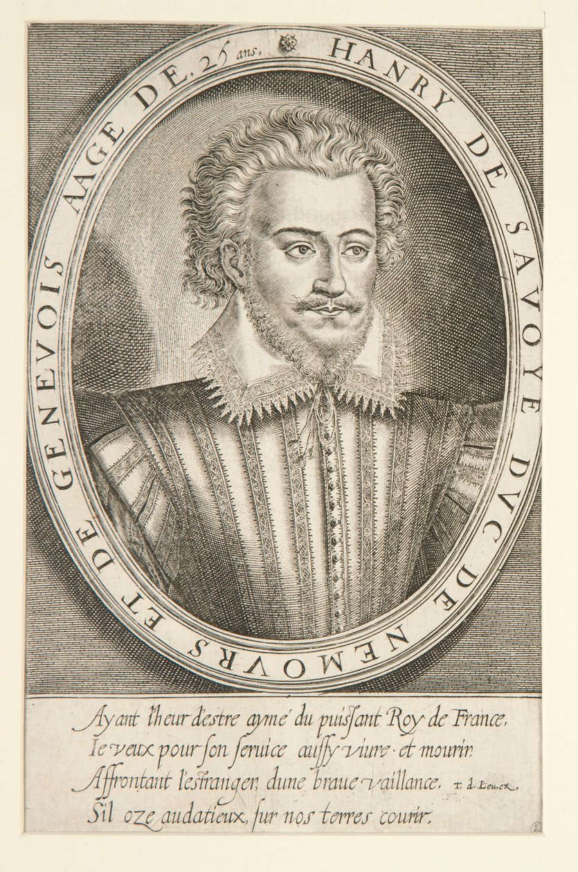 Enrique de Saboya, duque de Nemours de Thomas de Leu
