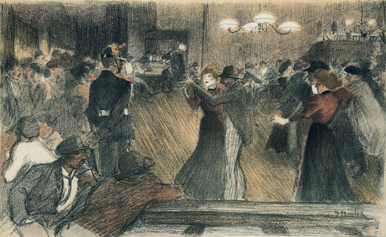 Baile en la Barrera de Théophile Alexandre Steinlen