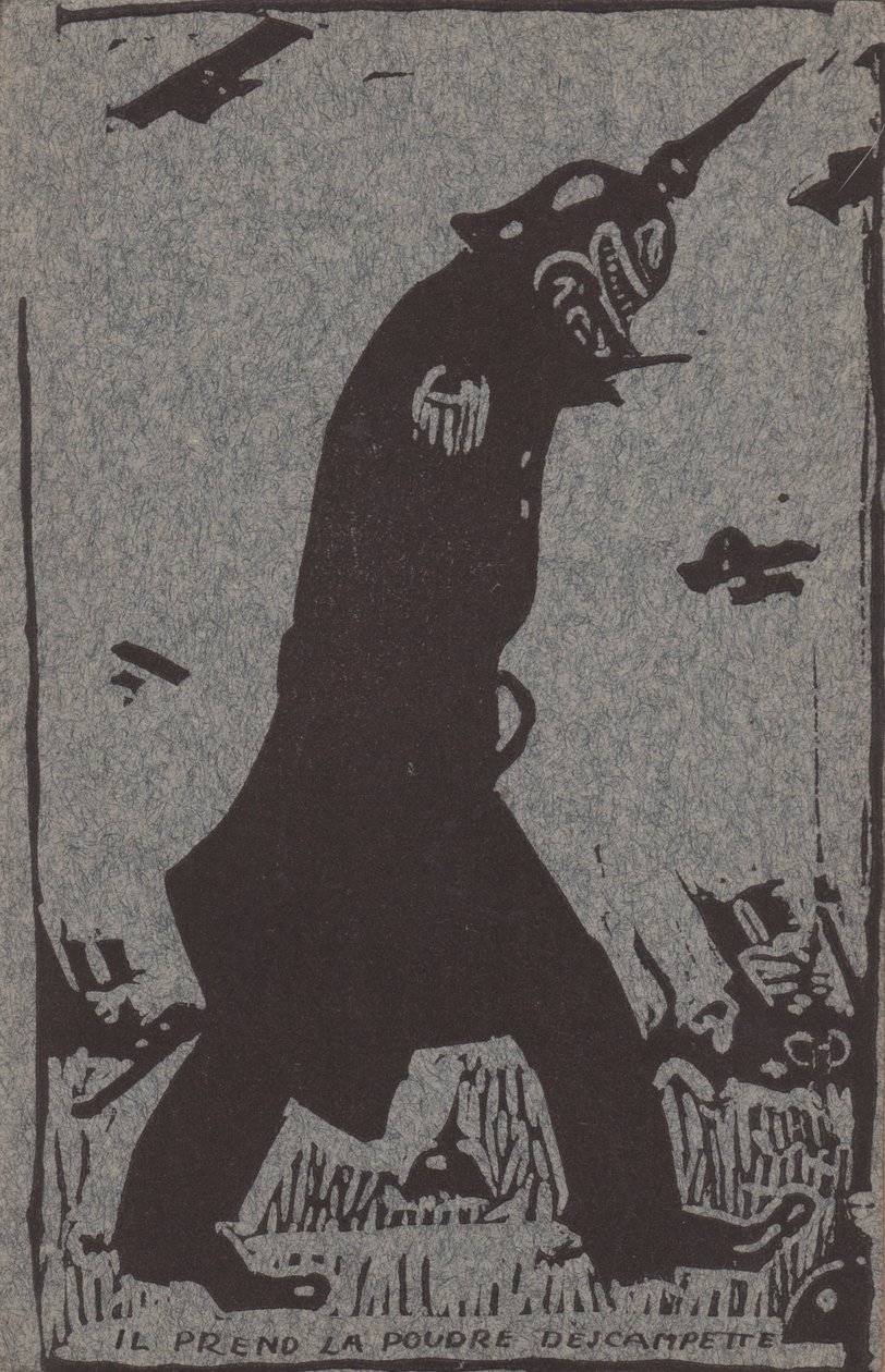 Il prend la poudre descampette de Théophile Alexandre Steinlen