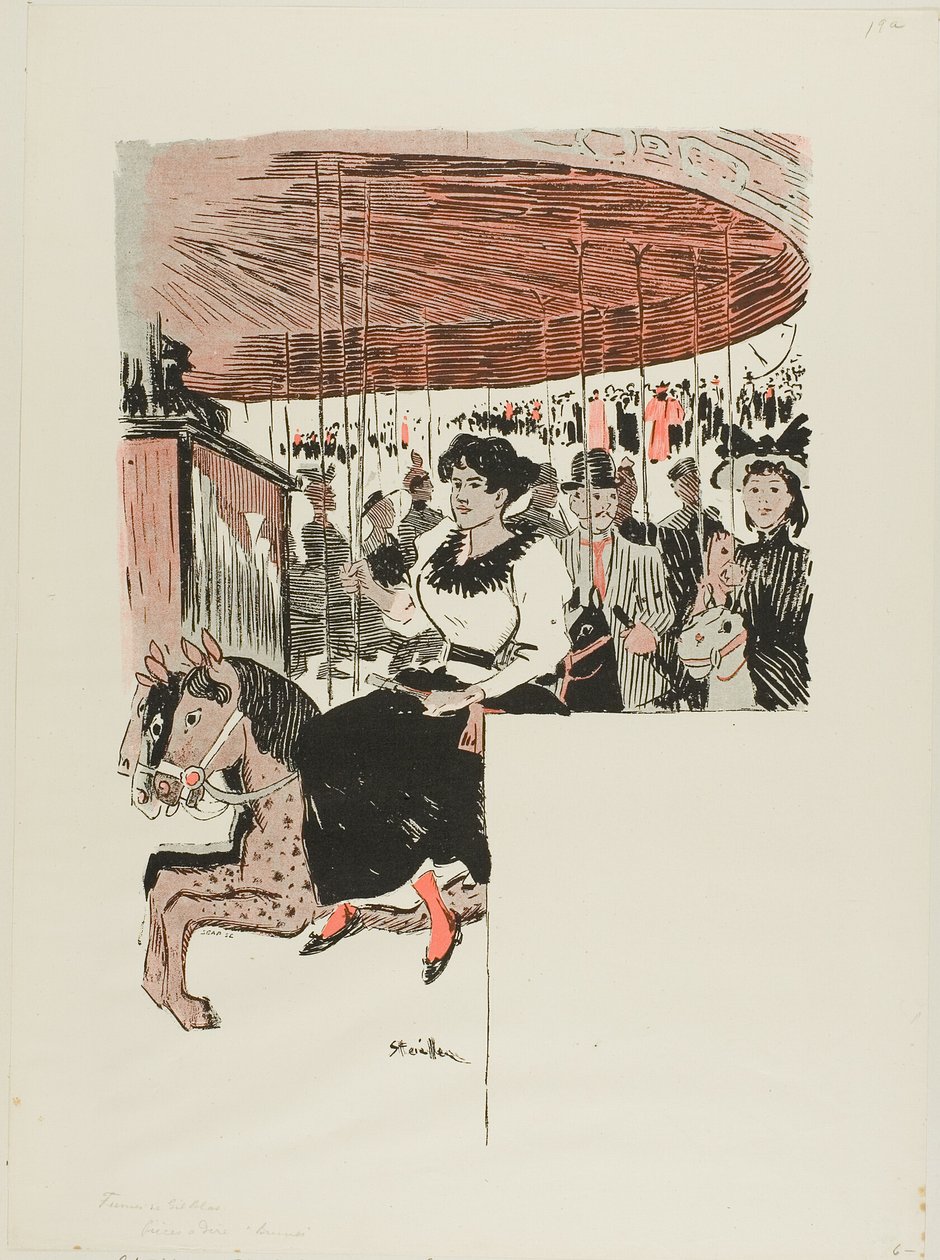 Brune de Théophile Alexandre Pierre Steinlen