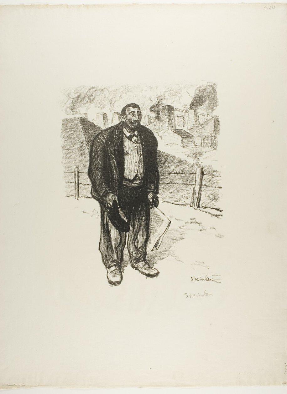 Trabajador honrado de Théophile Alexandre Pierre Steinlen