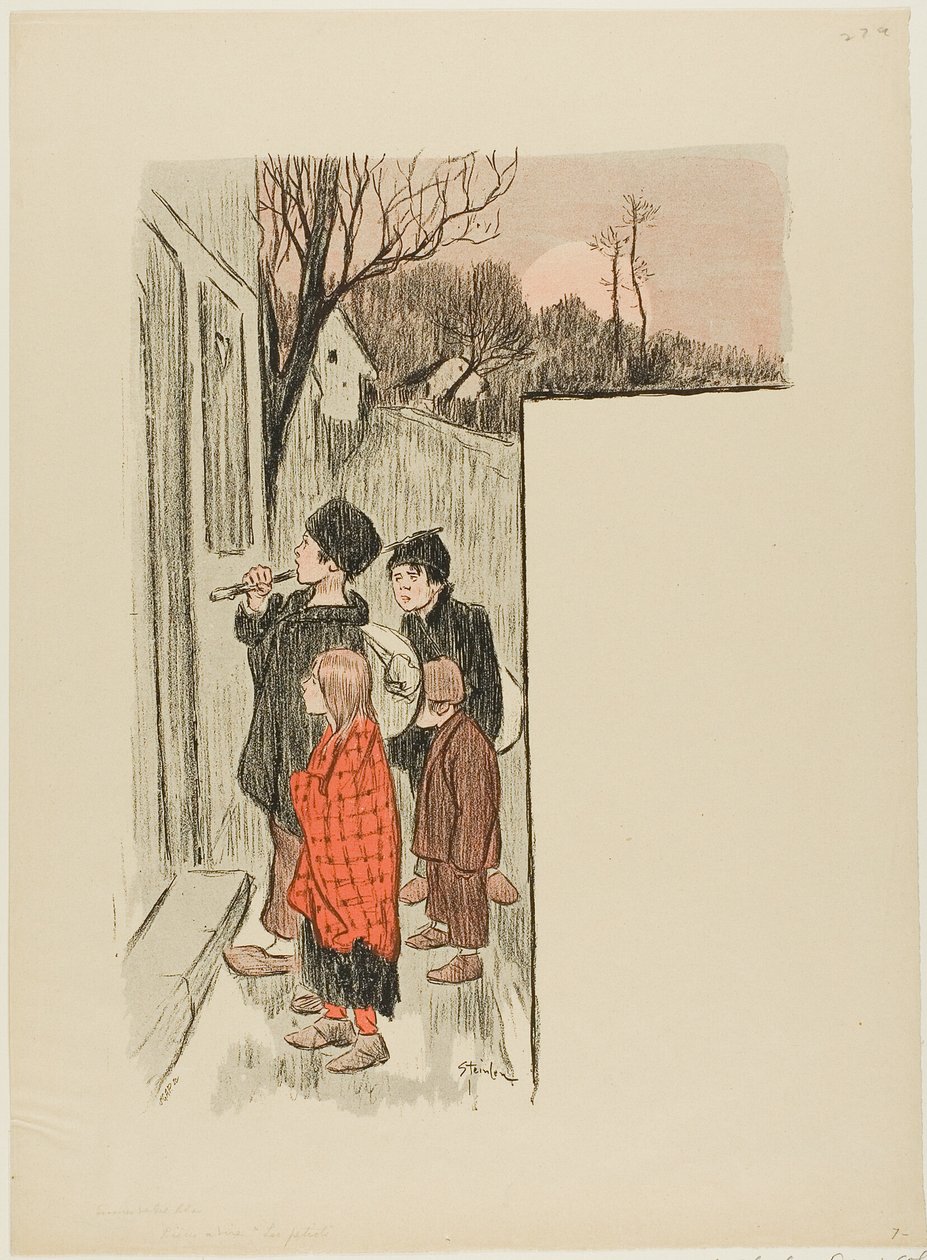 Les Petiots de Théophile Alexandre Pierre Steinlen