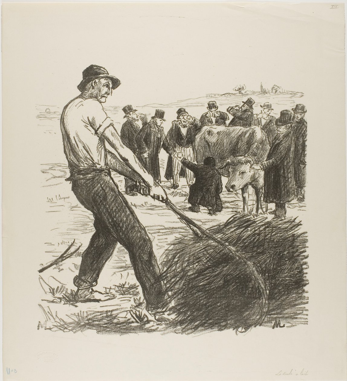 Vaca lechera de Théophile Alexandre Pierre Steinlen