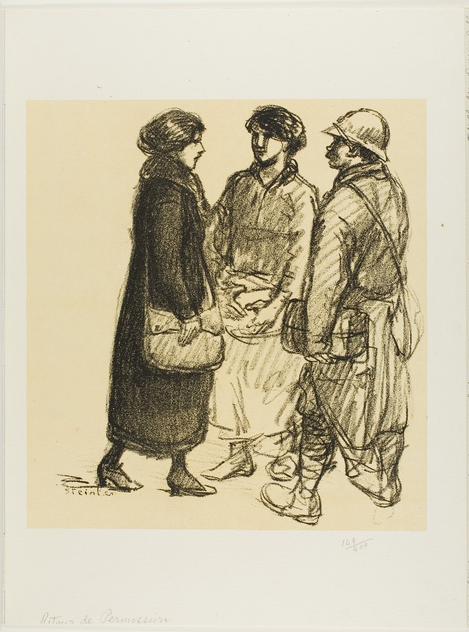 En excedencia de Théophile Alexandre Pierre Steinlen