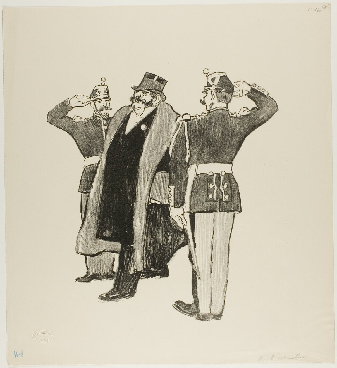 Cien millones de Théophile Alexandre Pierre Steinlen