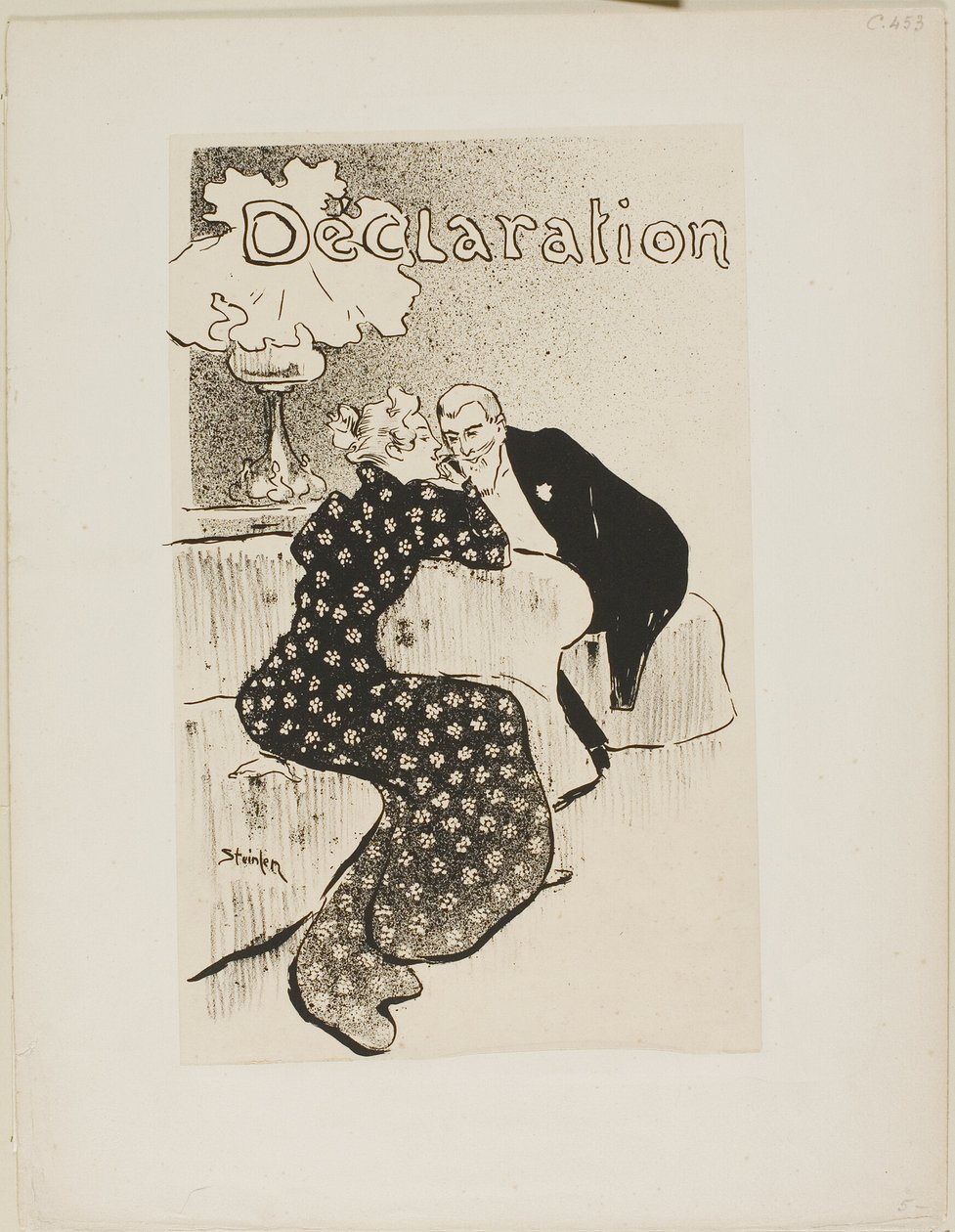 La Declaración de Théophile Alexandre Pierre Steinlen