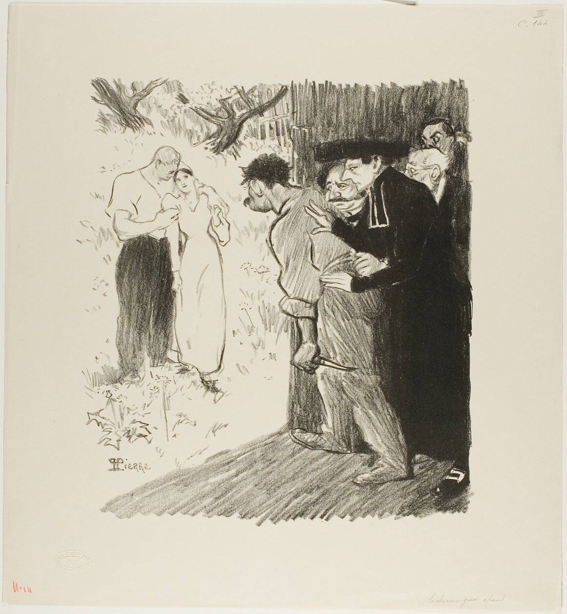 La última emboscada de Théophile Alexandre Pierre Steinlen