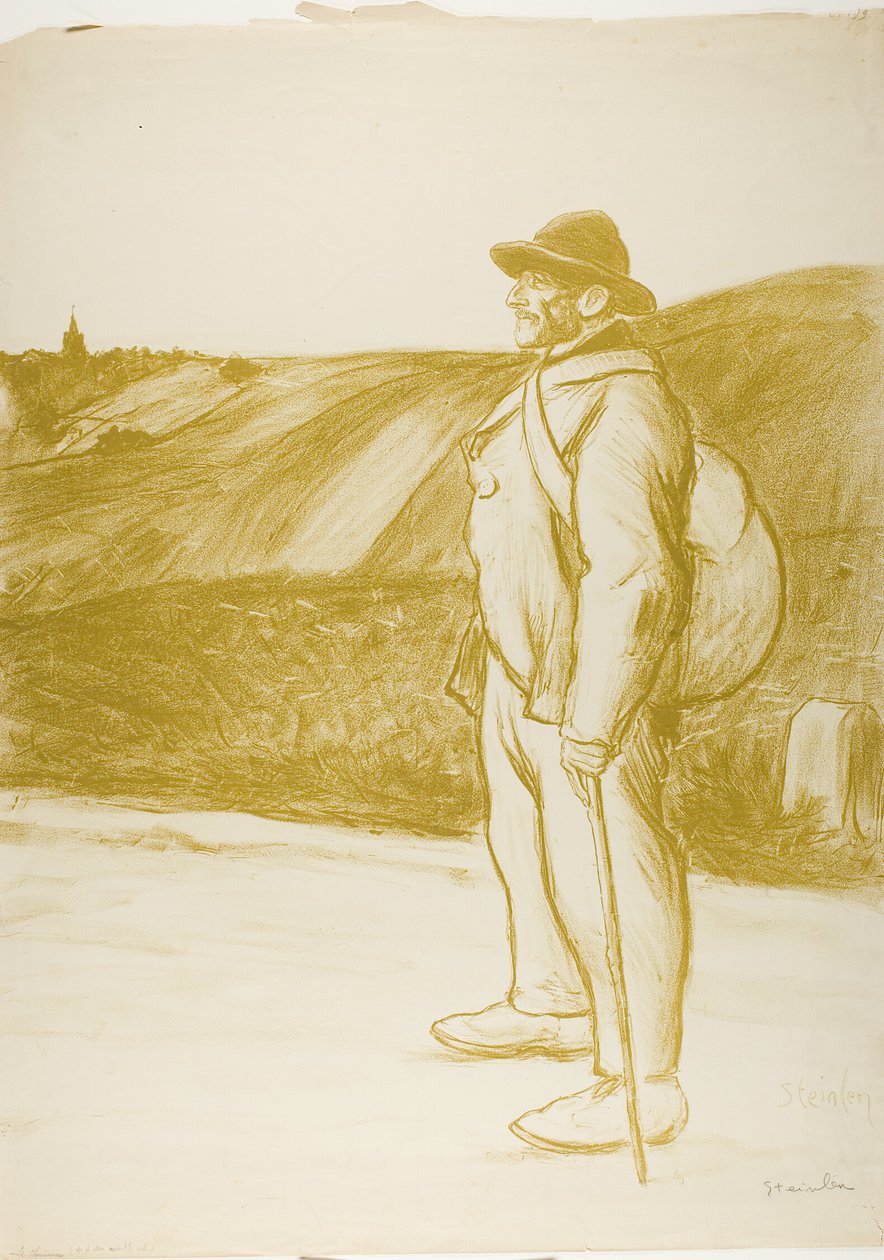 El vagabundo de Théophile Alexandre Pierre Steinlen