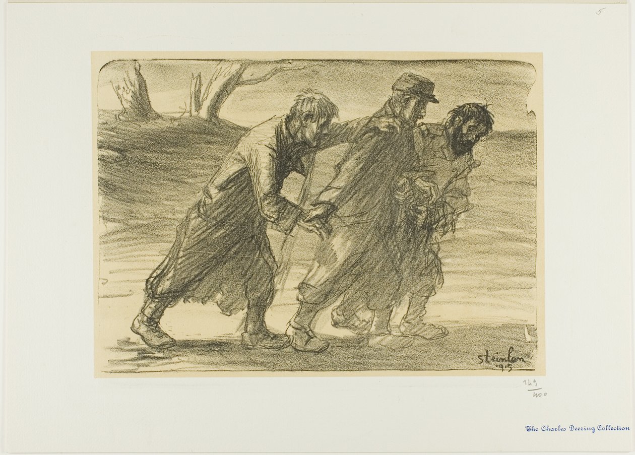 Tres camaradas de Théophile Alexandre Pierre Steinlen