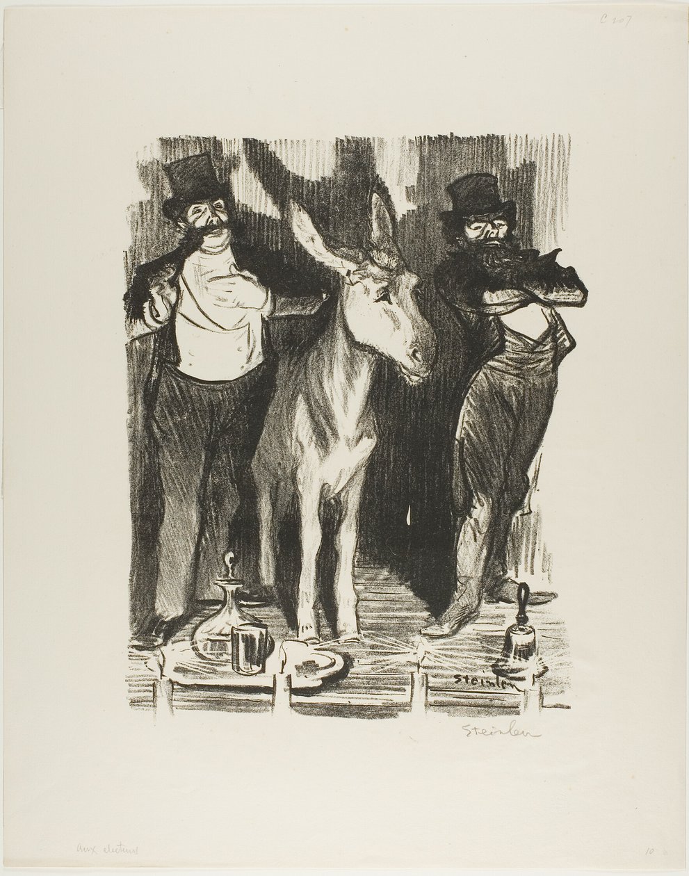 A los Electores de Théophile Alexandre Pierre Steinlen