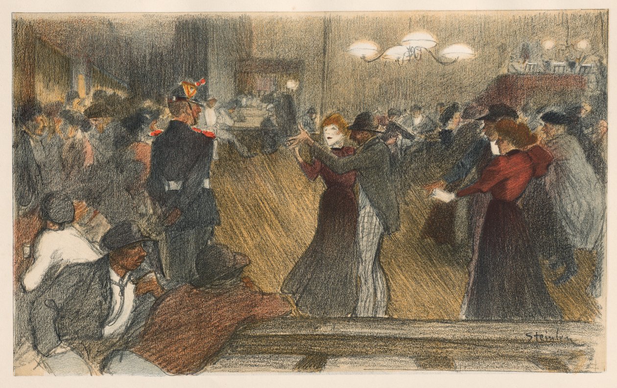 bola la barrera de Théophile Alexandre Steinlen