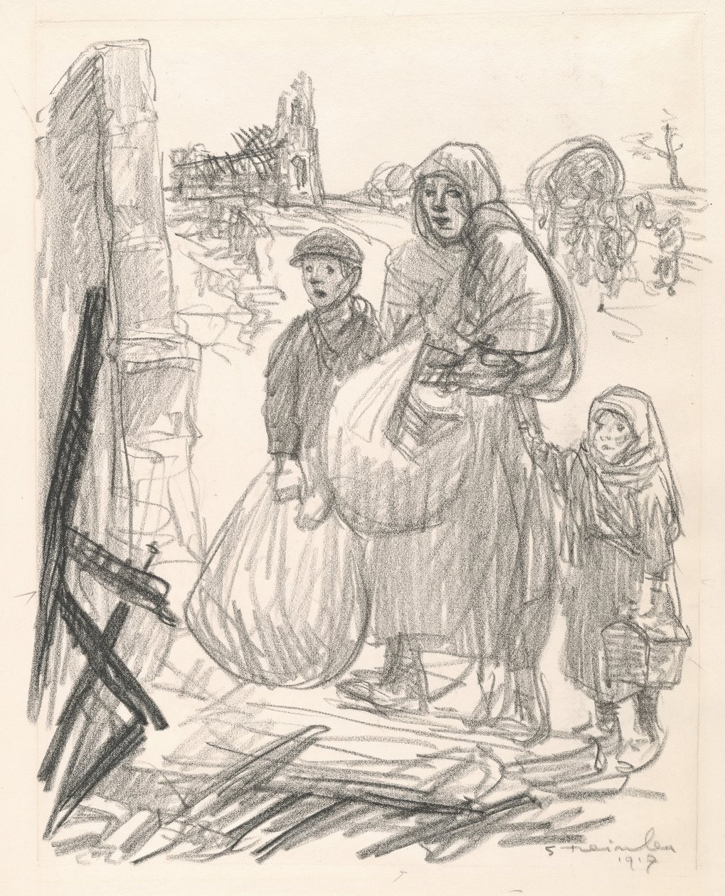 ¡Es aquí, en nuestra casa! de Théophile Alexandre Steinlen