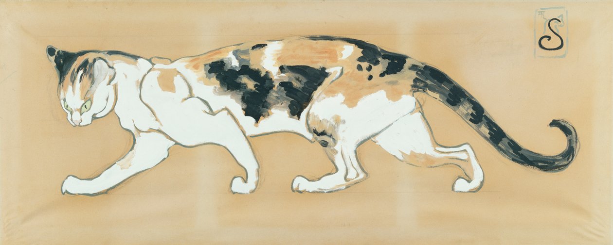 El gato de Théophile Alexandre Steinlen