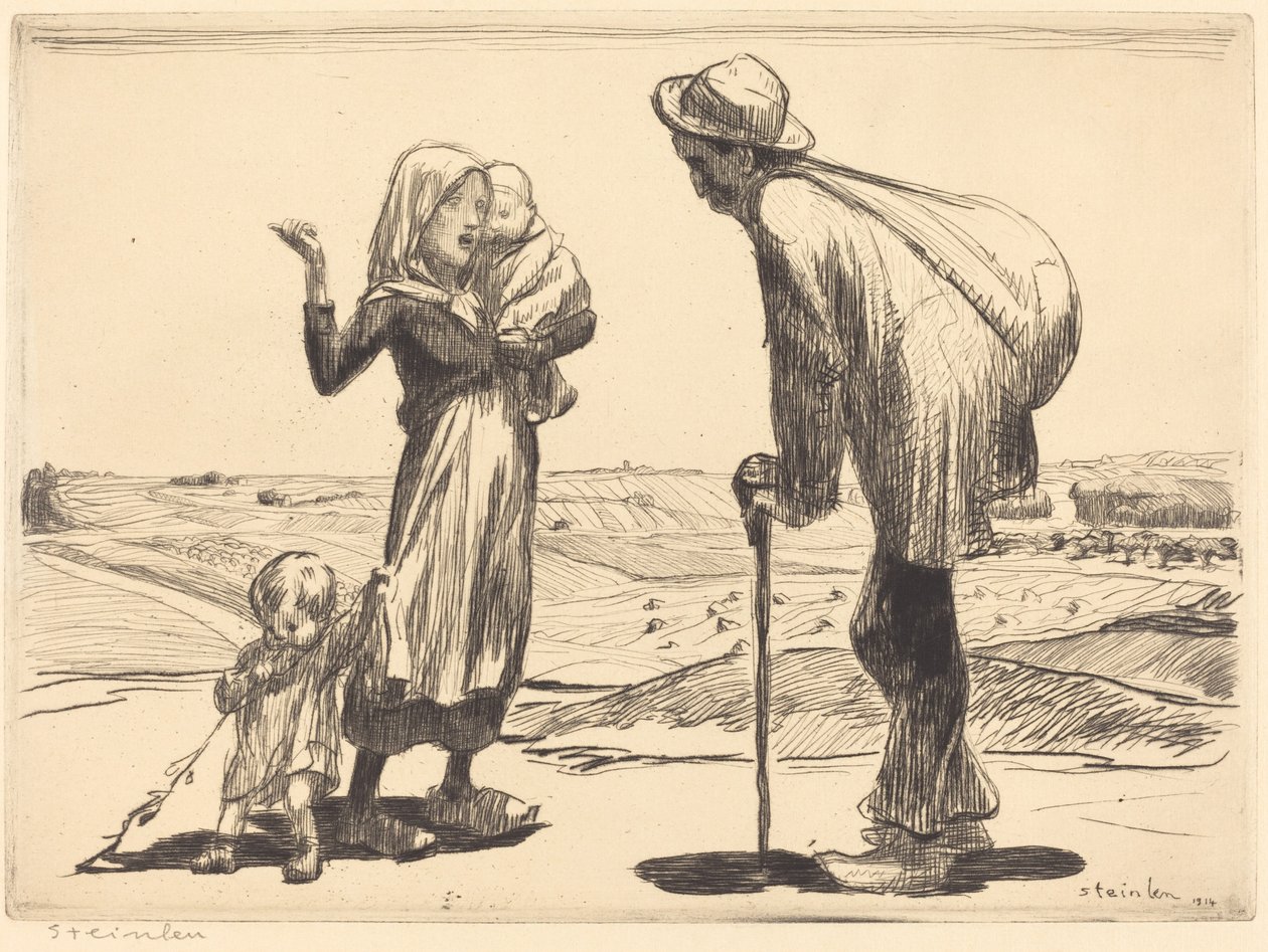 La ciudad distante de Théophile Alexandre Steinlen