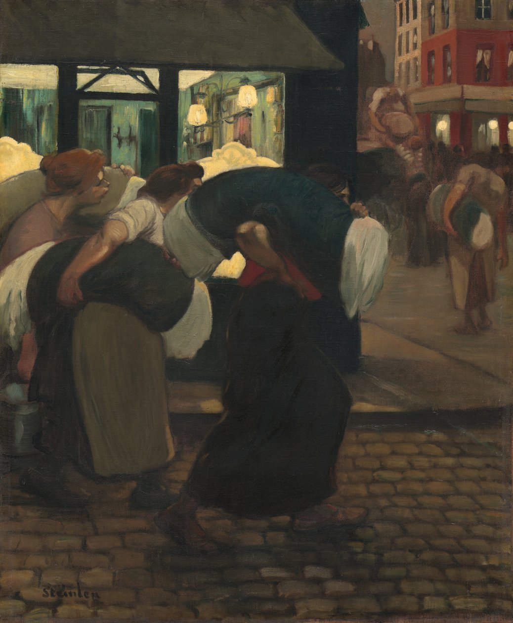 Las lavanderas, 1899 de Théophile Alexandre Steinlen