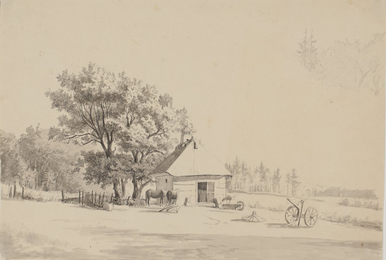 Paisaje con una herrería de Thorald Brendstrup