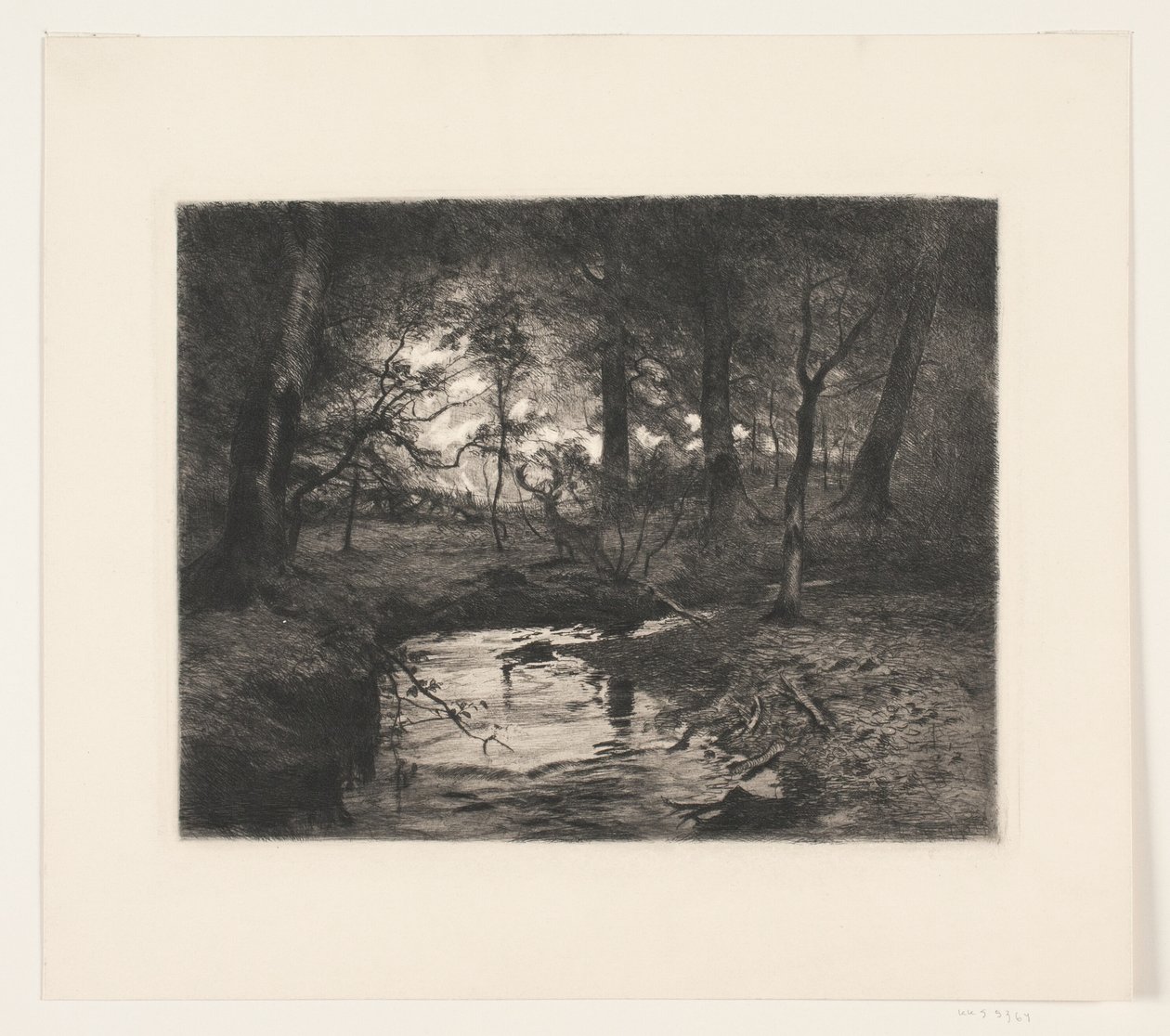 Aa en el bosque de Borrevejle de Thorvald Niss
